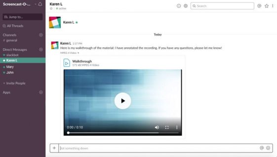 slack_new Share Video In Slack