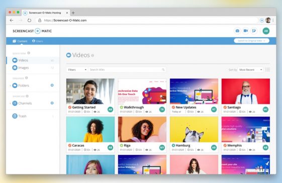 Quickly share and manage videos Quickly share and manage videos