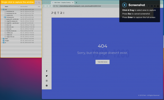 screenshot-on-windows github integrations