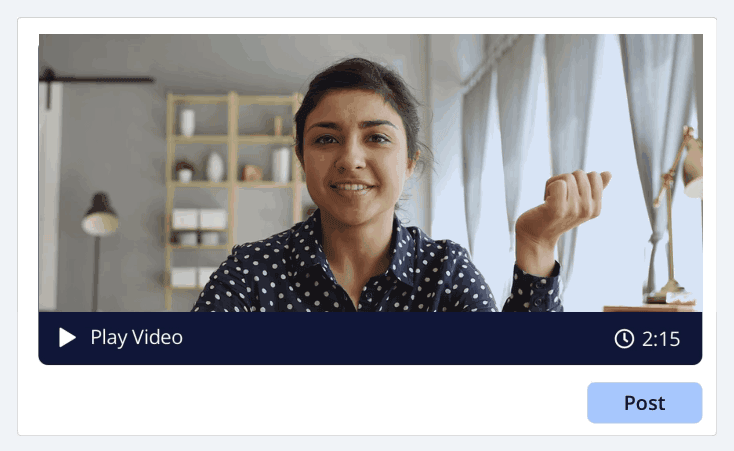 video comments to communicate more clearly
