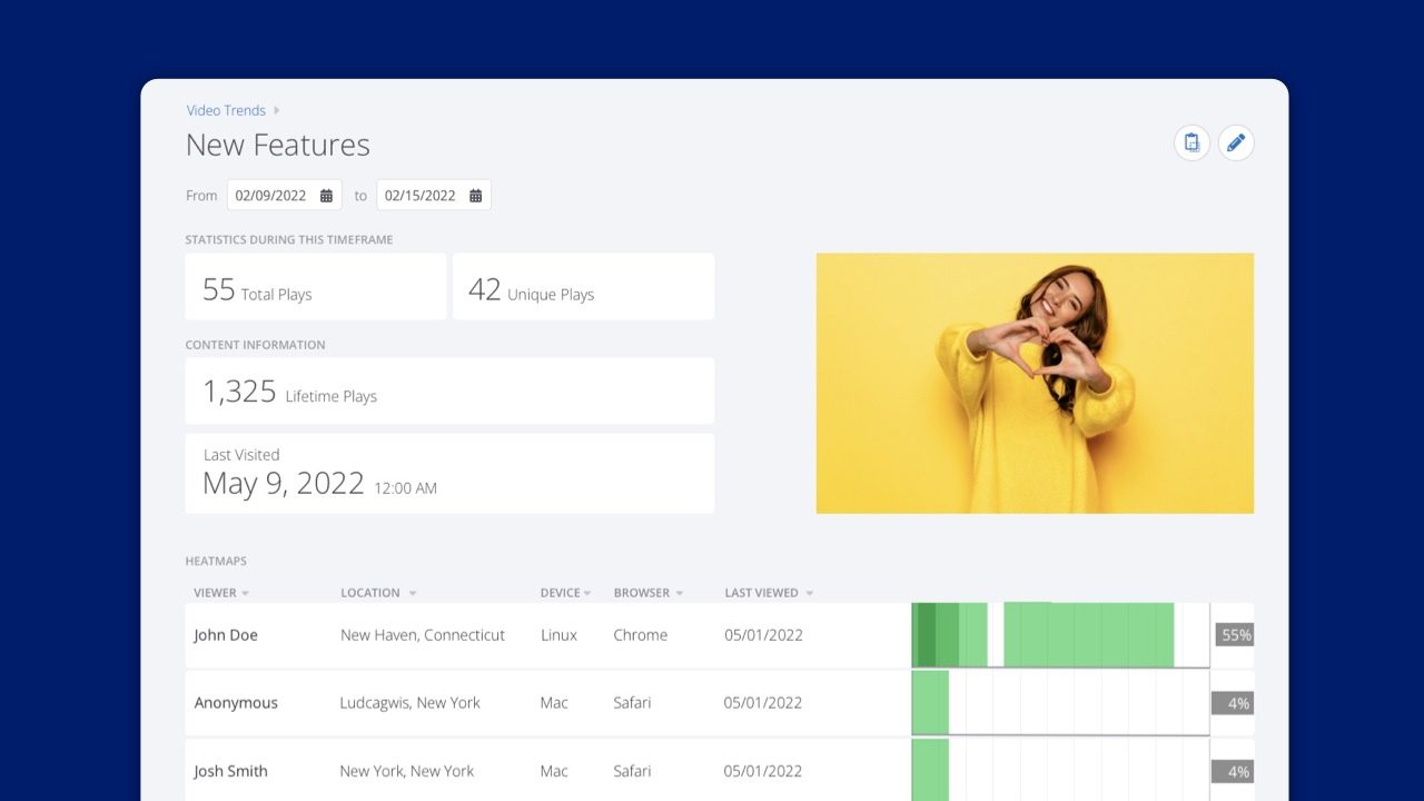 Make videos interactive with buttons