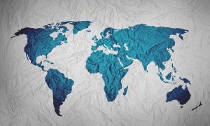 World Map Virtual Background